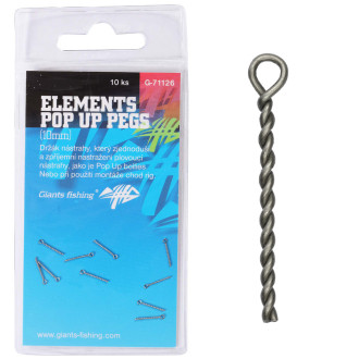 Kolíček s očkem Giants Fishing Elements Pop Up Pegs 10ks