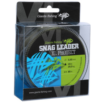 Šokový vlasec Giants Fishing Snag Leader XL- Protect Army Green 80m