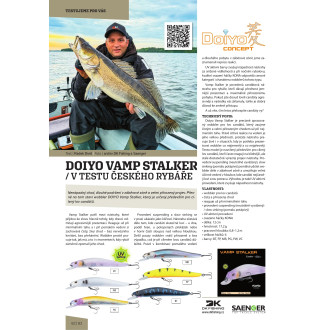 Doiyo wobler Vamp Stalker Zander 12cm 17,2g MR