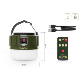 Kempingová lampa Delphin Svita 4W 180 lm 3600 mAh s ovladačem