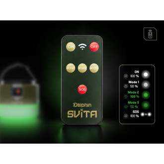 Kempingová lampa Delphin Svita 4W 180 lm 3600 mAh s ovladačem
