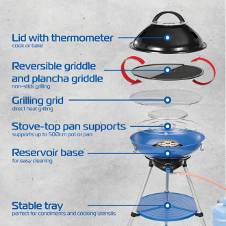 Vařič a gril Campingaz PARTY GRILL 600 na PB lahev