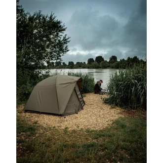 Kšilt + přehoz Trakker Tempest Brolly 100 Skull Cap Wrap
