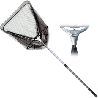 L: 175m Wide Mesh Telescopic Landing Net W: 60cm H: 50cm D: 50cm 8x8mm 2