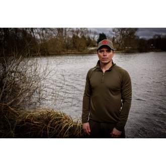 Triko s dlouhým rukávem Trakker Half Zip Top with UV Sun Protection