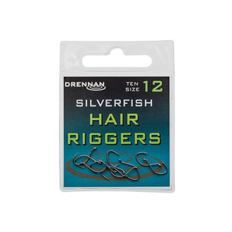 Háčky bez protihrotu Drennan Silverfish Hair Riggers Barbless 10ks
