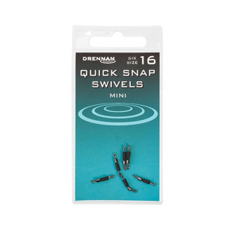 Rychlovýměnný obratlík Drennan Quick Snap Swivels 6ks