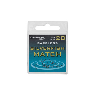 Háčky bez protihrotu Drennan Silverfish Match Barbless