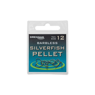 Háčky bez protihrotu Drennan Silverfish Pellet Barbless 10ks