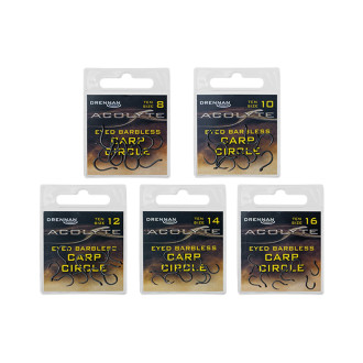 Drennan háčky Acolyte Carp Circle Barbless vel.10