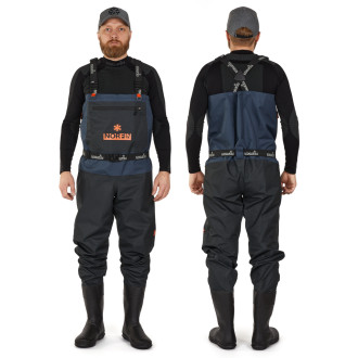Norfin prsačky Waders Pilot Bootfoot vel. 45-XL