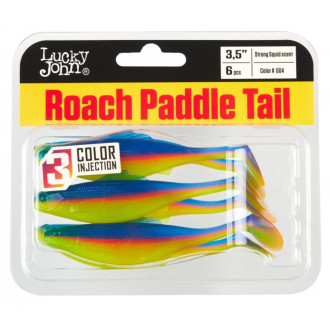 Lucky John Roach Paddle Tail 3,5" Color G07, 6ks