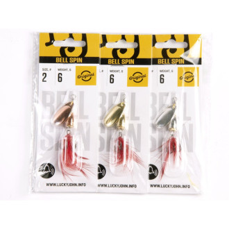 Lucky John sada třpytek Spinners Set Bell Spin 02 6g
