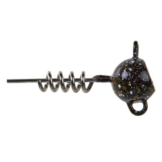 Lucky John jigová hlavička BBS Wobbling Flexhead Pike black 10g 2ks
