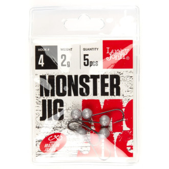 Lucky John jigová hlavička Monster Jig 3g vel.4 5ks