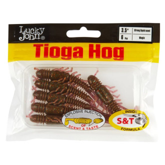 Lucky John Tioga Hog 3,5" 6ks Pink Black Pepper