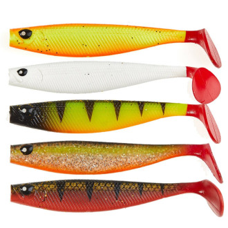 Gumová nástraha Lucky John Red Tail Shad 3,5" 5ks
