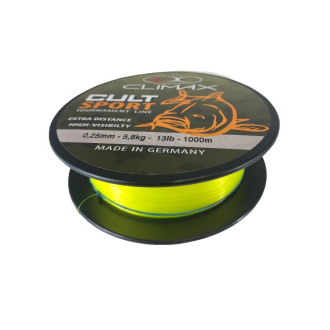 Vlasec na daleké hody CULT Sport Mono fluo žlutý 1000m