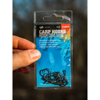 Háček s očkem Giants Fishing Medium Curve Shank 10ks