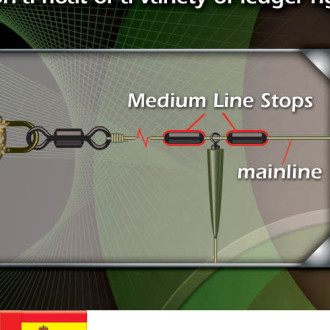 Zarážka na vlasec Gardner Target Line Stops Sinking 15ks