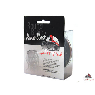 Splétaná šňůra Hell-Cat Round Braid Power Black 200m