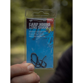 Háček s očkem Giants Fishing Long Shank 10ks