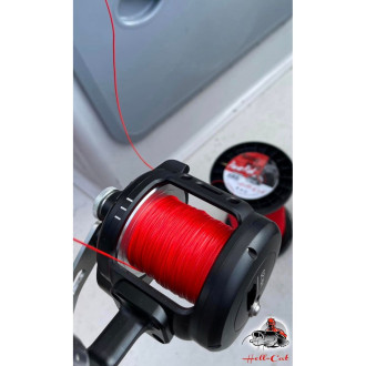 Splétaná šňůra Hell-Cat Round Braid Power Red 1000m