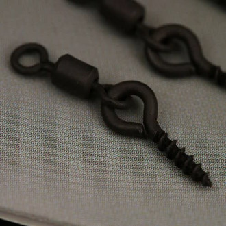 Kolíček s obratlíkem Gardner Covert Swivel Bait Screws Anti Glare 10ks
