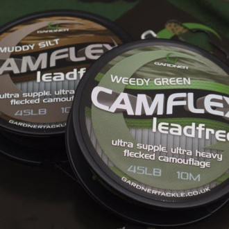 Bezolovnatá šňůrka Gardner Camflex Leadfree Weedy Green 10m