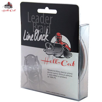 Splétaná návazcová šňůra Hell-Cat Leader Braid Line Black 20m