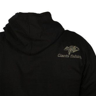 Mikina s kapucí Giants Fishing Camo Logo černá