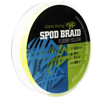 Splétaná šňůra Giants Fishing Spods Braid Fluoro Yellow 300m