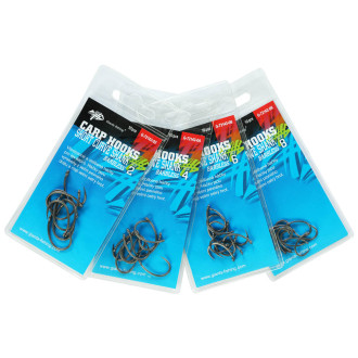Háček s očkem bez protihrotu Giants Fishing Short Curve Shank 10ks
