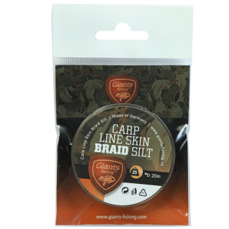 Svlékací šnůra Giants Fishing Carp Line Skin Braid Silt 25lb 20m