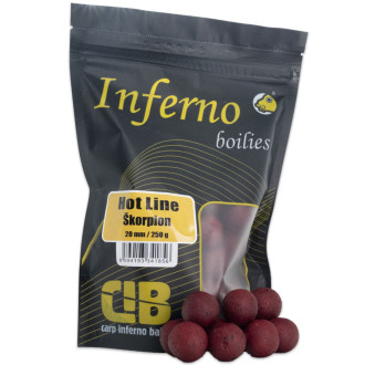 Boilies Carp Inferno Hot Line Škorpion 20mm 250g