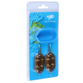 Sada krmítek s formičkou Giants fishing Method Feeder Gaube 2+1