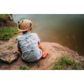Dětské tričko Giants Fishing šedé Kapřík