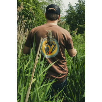 Tričko Giants Fishing pánské hnědé Rak