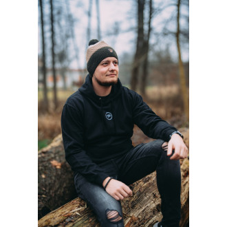 Mikina pánská Giants Fishing Černá Šupináč Hlava