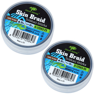 Svlékací šnůra Giants Fishing Carp Line Skin Braid Camo Brown 20m