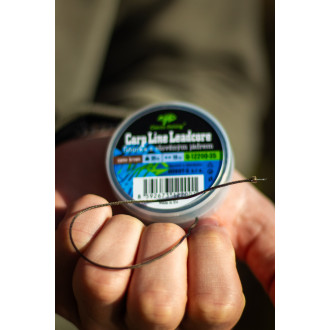 Olověná šňůra Giants Fishing Carp Line Leadcore Camo Brown 10m