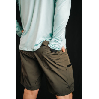 Kraťasy Giants Fishing Shorts Quick Dry UV50+Olive Green