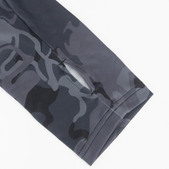 Funkční tričko s dlouhým rukávem Giants Fishing UV50+Hoodie Camo Grey