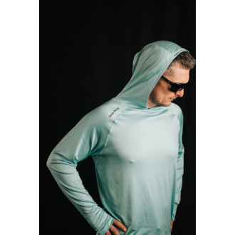 Funkční tričko s dlouhým rukávem Giants Fishing UV50+Hoodie Blue