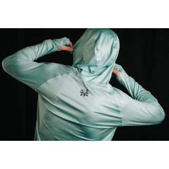 Funkční tričko s dlouhým rukávem Giants Fishing UV50+Hoodie Blue