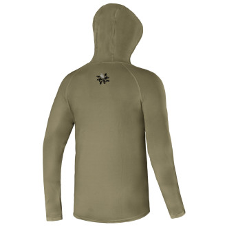 Funkční tričko s dlouhým rukávem Giants Fishing UV50+Hoodie Olive Green
