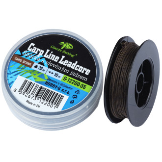 Olověná šňůra Giants Fishing Carp Line Leadcore Camo Brown 10m