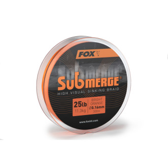 Splétaná šňůra Fox Submerge High Visual Sinking Braid 25lb  600m