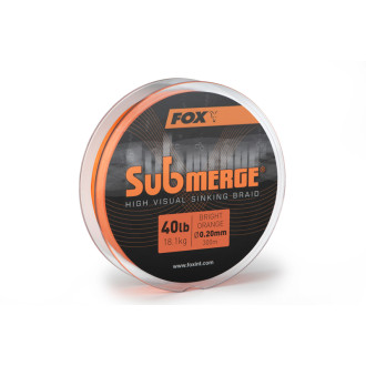 Splétaná šňůra Fox Submerge High Visual Sinking Braid 25lb  600m