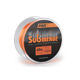 Splétaná šňůra Fox Submerge High Visual Sinking Braid 25lb  600m